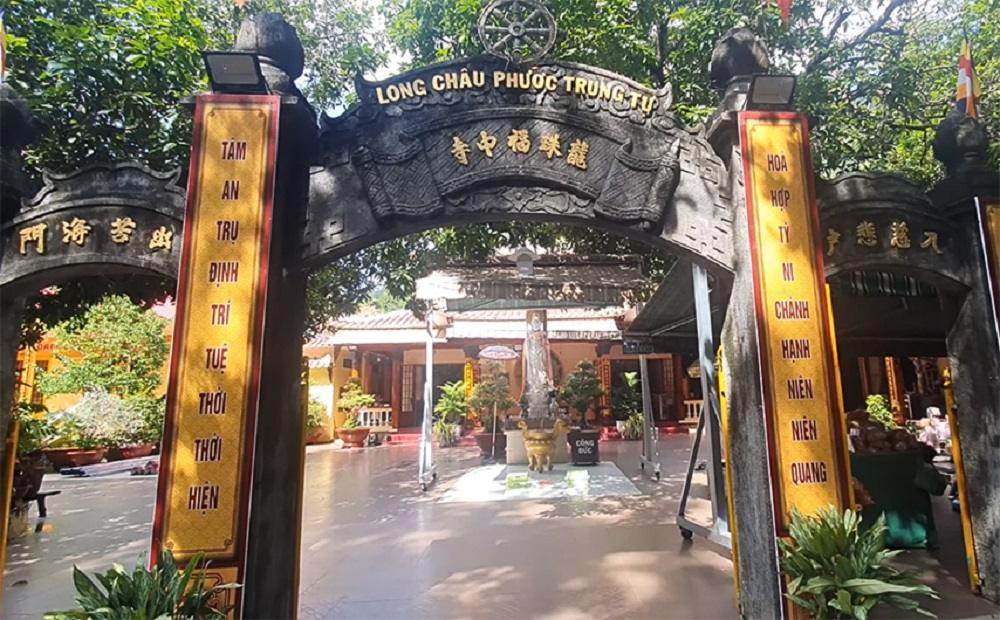 Không gian linh thiêng tại chùa Long Châu Phướng Trung